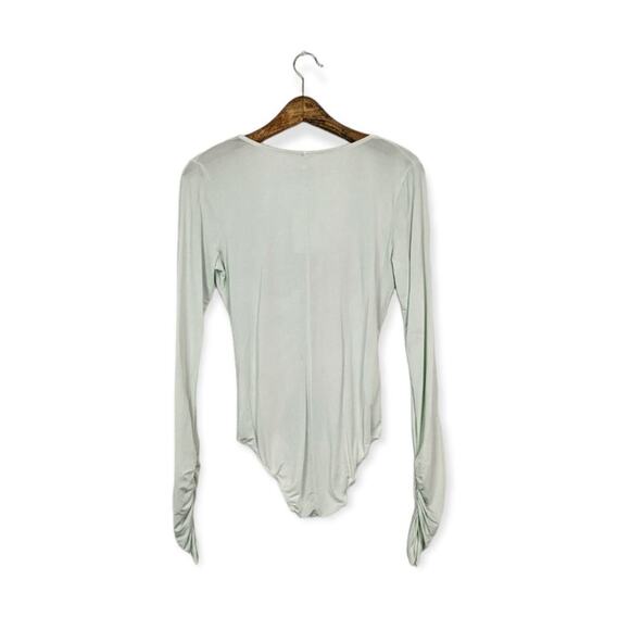 NWT Young Fabulous & Broke Pastel Green Long Sleeve Bodysuit Size S - Picture 2 of 6